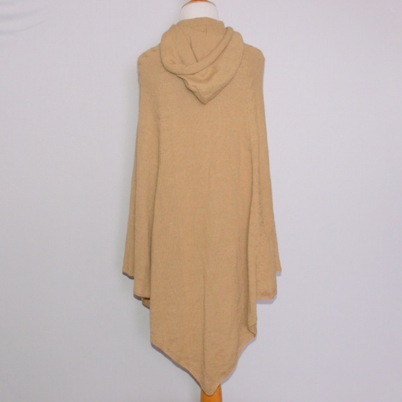 Novica Alpaca Hooded Poncho Sweater - Picture 4 of 8